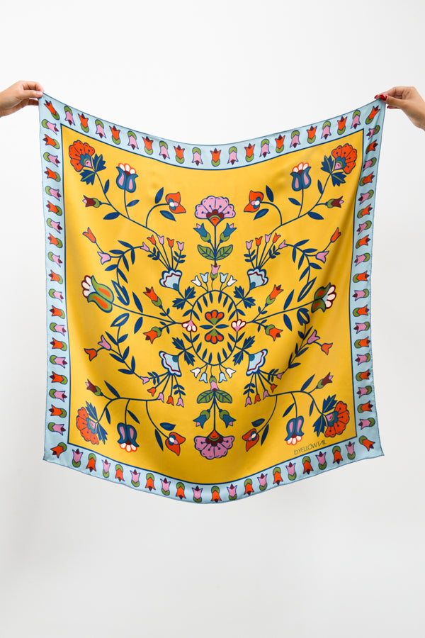 Kaalé Floral Scarves - B.YELLOWTAIL