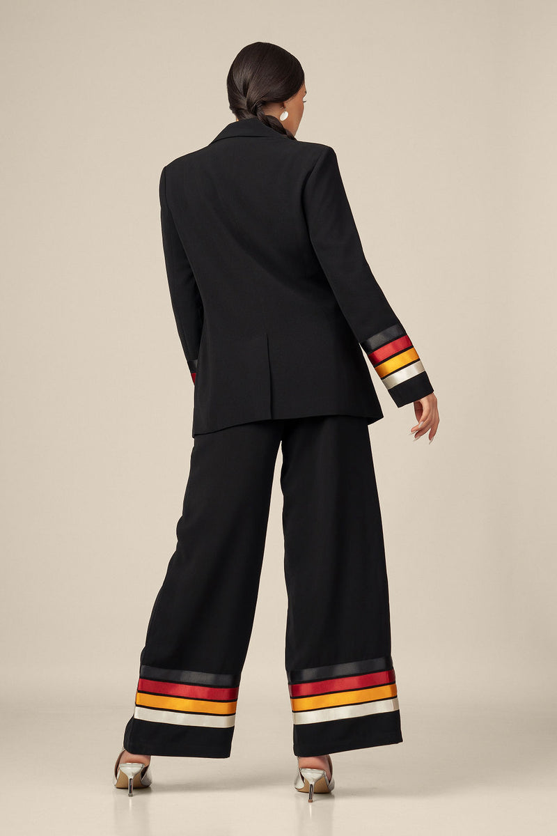 Power Suit Ribbon Blazer
