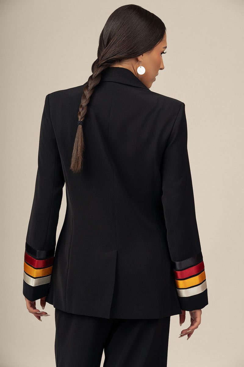 Power Suit Ribbon Blazer