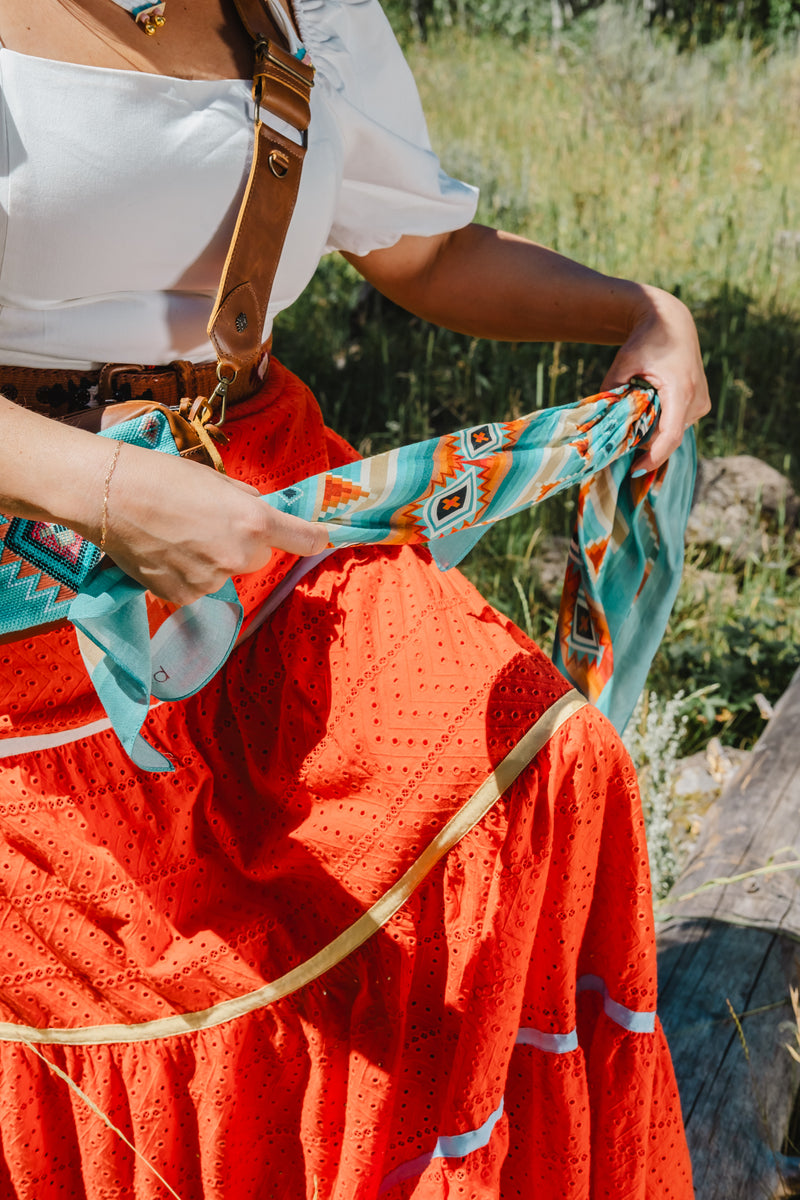 Turquoise Mountains Modal & Cashmere Scarf