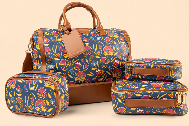 Mountain Crow Floral Weekender Travel Bag