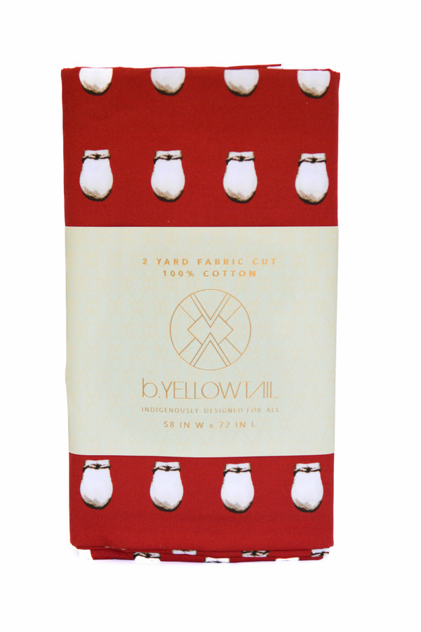 PRE-ORDER: Cotton Fabric - Elk Ivory Red - B.YELLOWTAIL
