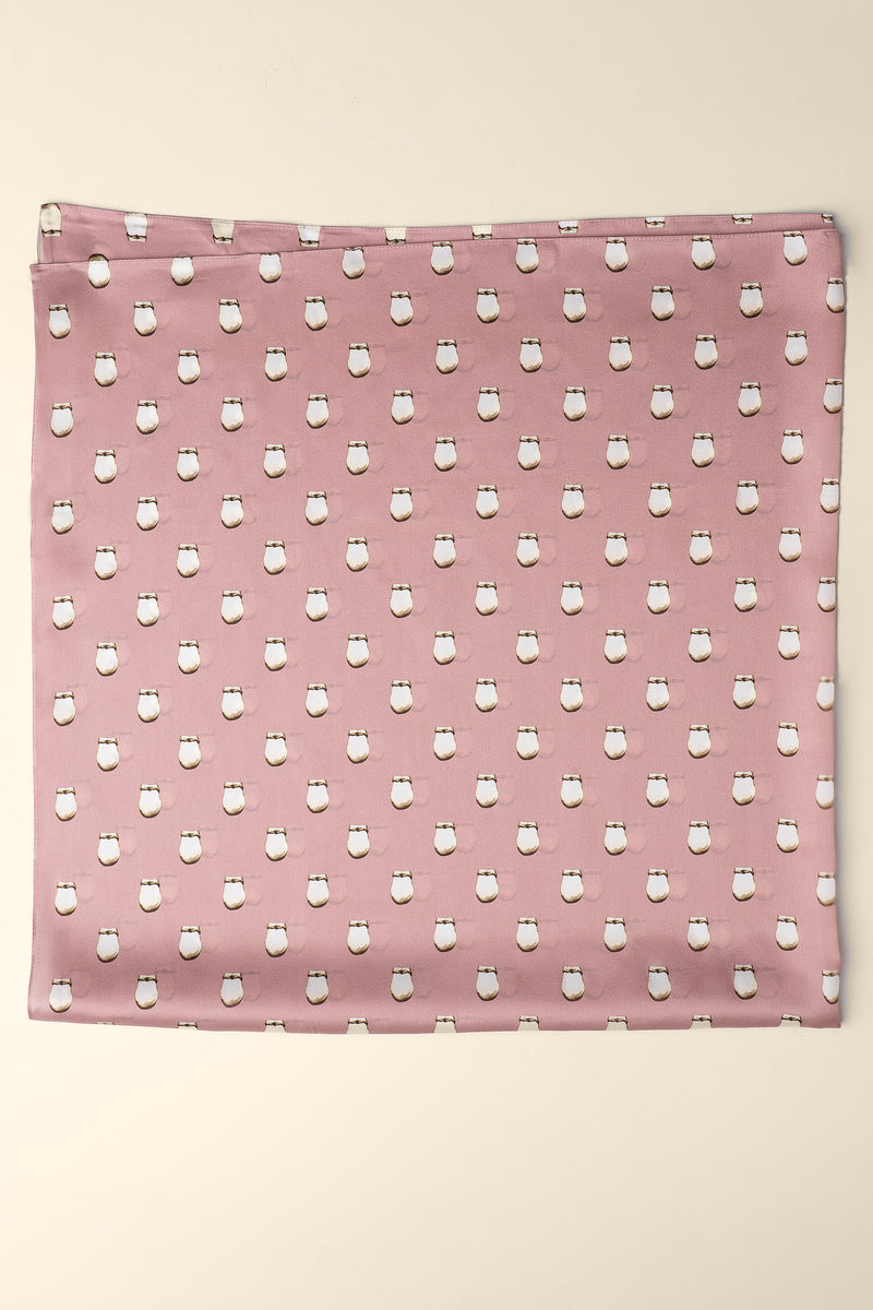 Wild Rag XL Cowboy Silk Scarves - Pink