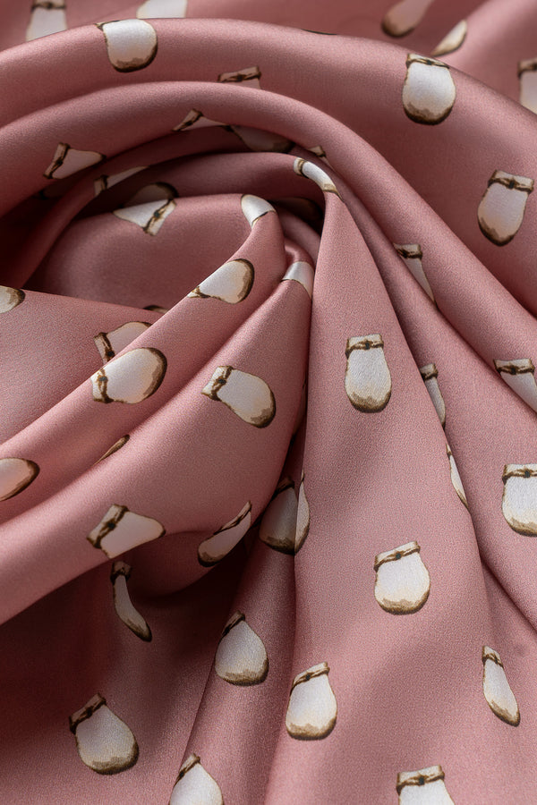 Wild Rag XL Cowboy Silk Scarves - Pink