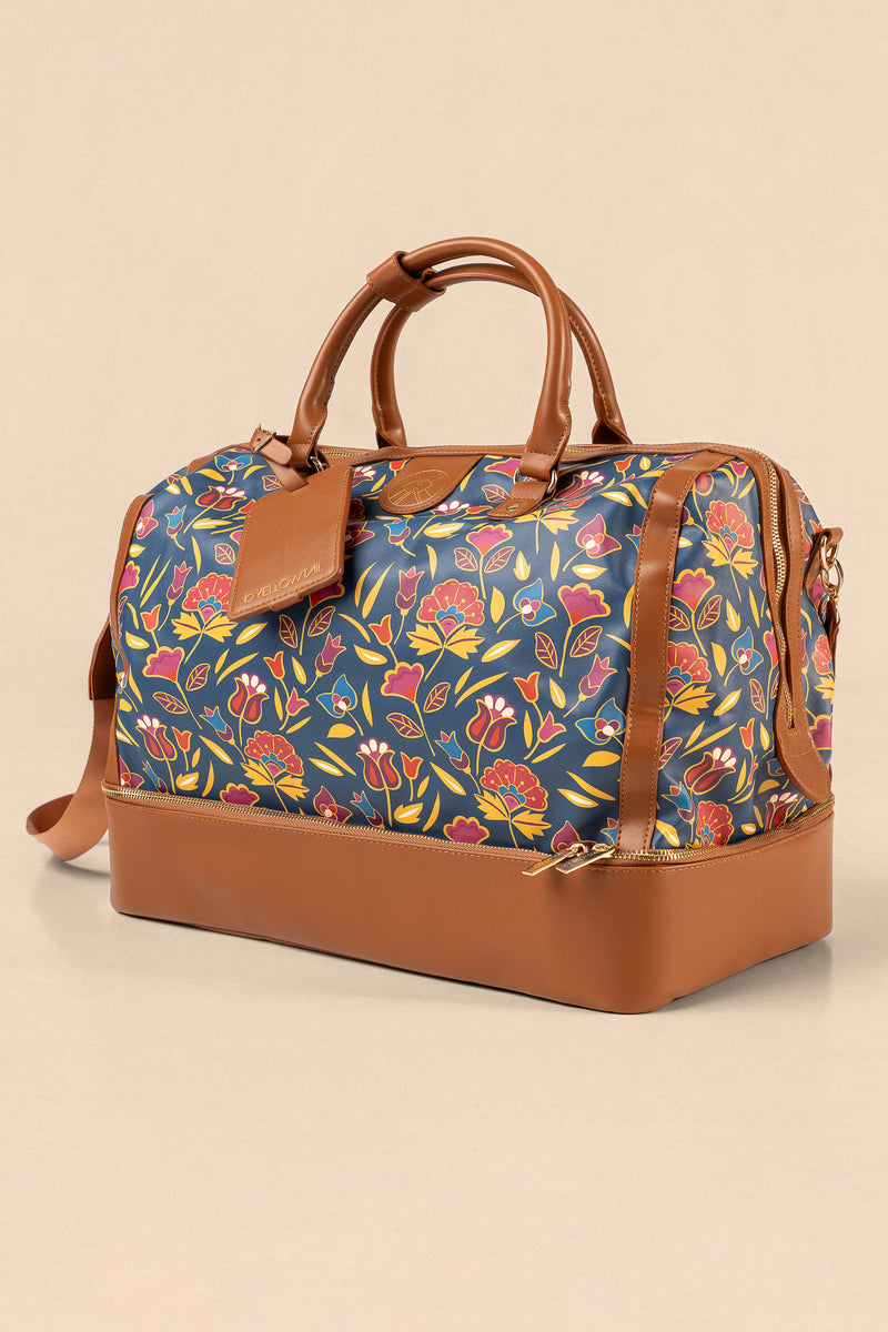 Mountain Crow Floral Weekender Travel Bag