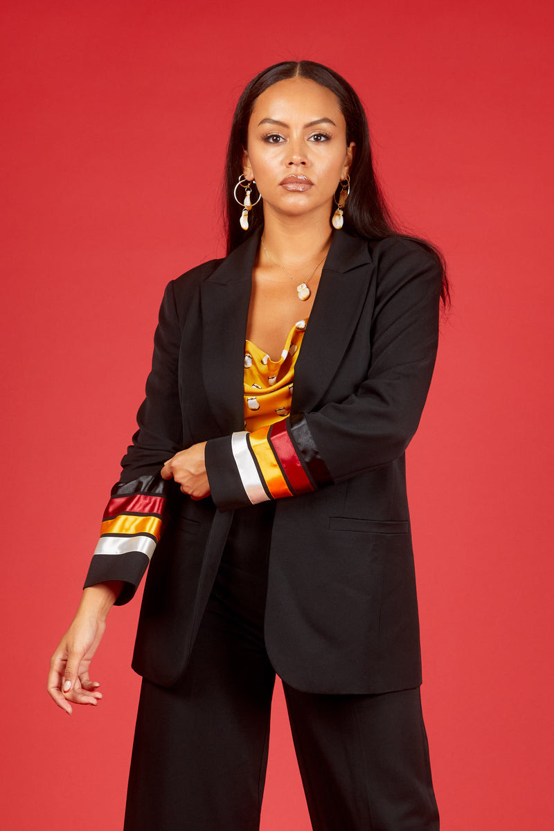 Pre-Order: Power Suit Ribbon Blazer - B.YELLOWTAIL